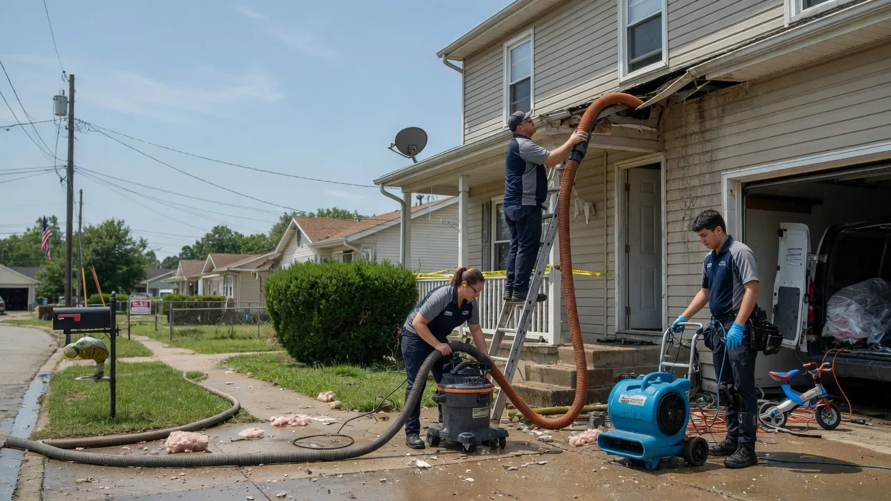 Water Damage Restoration in Pleasantville, OH near me